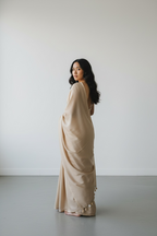 Butter Cream Saree