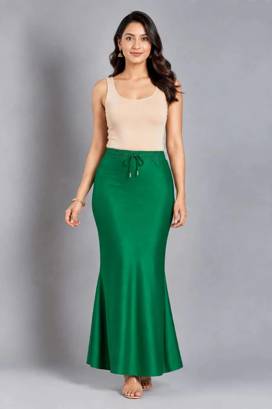 Shimmer- Green Saree Shaper