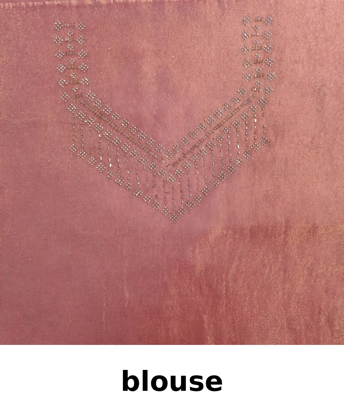 Premium Swarovski embellished Dusty Rose Party Wear Saree