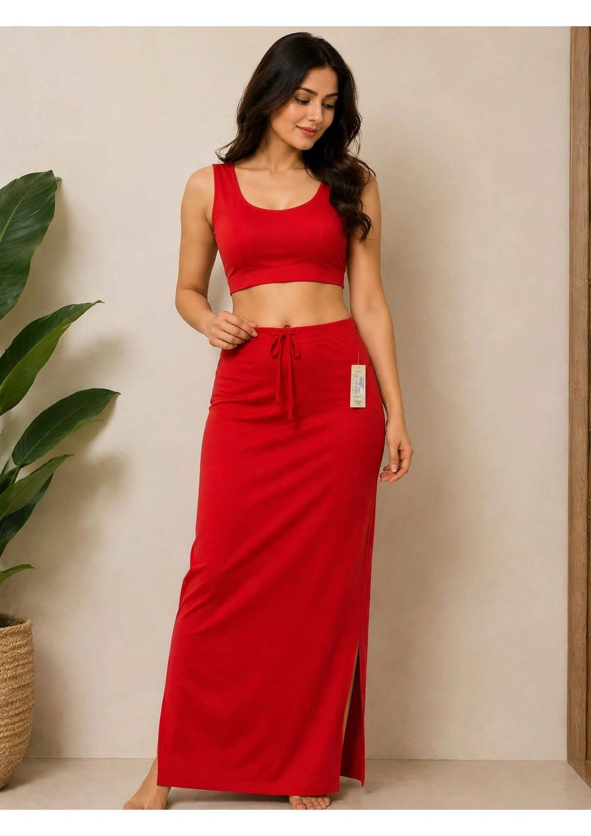 Premium Saree Shaper – Red