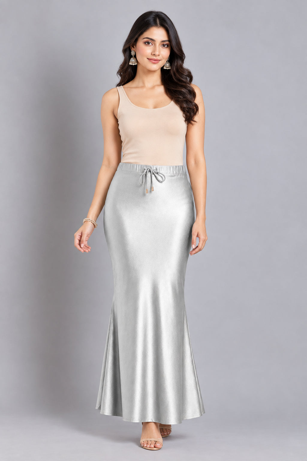 Shimmer- Silver Saree Shaper